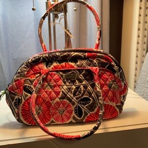 Vera Bradley medium bowler with coin purse  CHEERY BLOSSOMS!!!